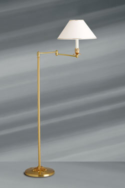 Nymphéa Reading lamp gold articulated - Floor lamps by Lucien Gau