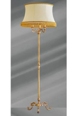 Lampadaire doré Louis XV sur trépied - Lampadaire by Lucien Gau