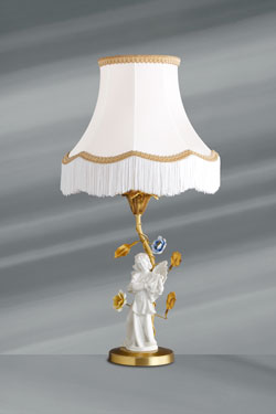 Lampe de table Belle époque dorée - Lampe de table by Lucien Gau