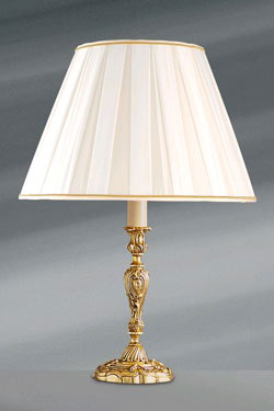 Lampe dorée Louis XV petit modèle - Lampe de table by Lucien Gau