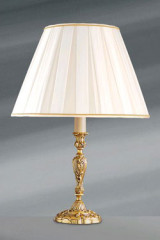 Golden lamp Louis XV small model - Table lamps by Lucien Gau