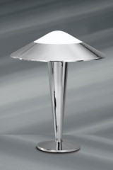 Niko lampe de table Art Déco chromée - Lampe de table by Lucien Gau