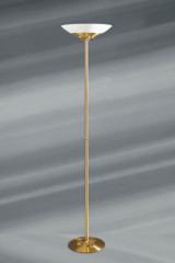 Nymphéa lampadaire classique en verre opale - Lampadaire by Lucien Gau