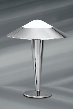 Niko Art Deco table lamp chrome - Table lamps by Lucien Gau