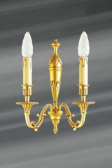Wall lamp in solid bronze, Louis XVI - Wall lights by Lucien Gau