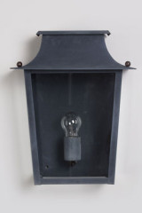 Applique d'extérieur 19ème finition vieux zinc Passy - Applique d'extérieur by Lum’Art