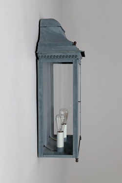 Applique d'extérieur format XXL vieux zinc Chantilly