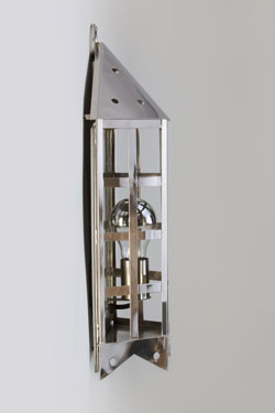 Applique pour l'extérieur en nickel brillant Holland Park
