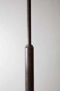 Outdoor floor lamp 19th century old brass Cour Cheverny