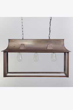 Large black rectangular outdoor lantern Marco Polo