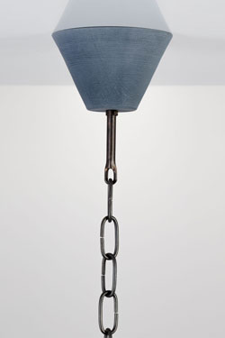 Pont-Neuf, classic pendant light in verdigris for outdoors