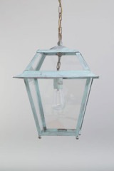 Pont-Neuf, classic pendant light in verdigris for outdoors - Exterior pendants by Lum’Art