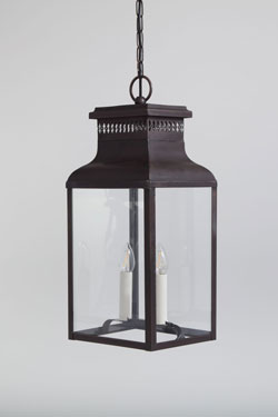 Very large black outdoor pendant Perrache