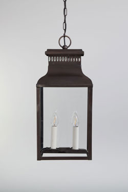 Very large black outdoor pendant Perrache