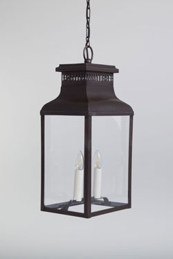 Very large black outdoor pendant Perrache - Exterior pendants by Lum’Art