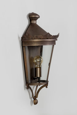 19th-century Parisian wall lantern for outdoor use Line