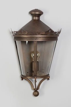 19th-century Parisian wall lantern for outdoor use Line - Exterior wall lights by Lum’Art
