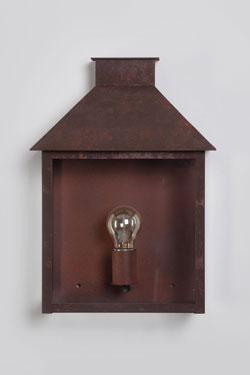 Antana outdoor wall lamp with rusted old iron finish - Exterior wall lights by Lum’Art