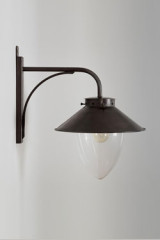 Belvédère country-style wall light in old brass finish - Exterior wall lights by Lum’Art