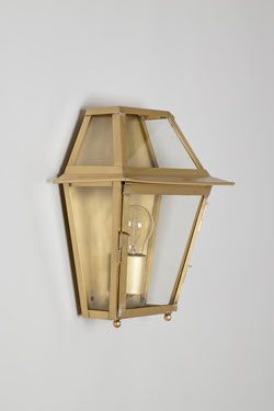 Brushed brass exterior wall light Pont-Neuf - Exterior wall lights by Lum’Art
