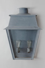 Giant outdoor wall lamp in old zinc Bordeaux - Exterior wall lights by Lum’Art