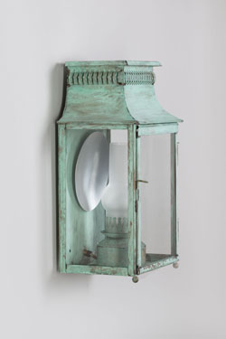 Lantern wall lamp 19th century large model Pétrole