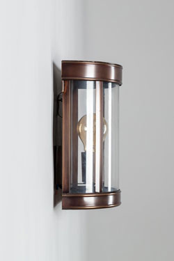 Monceau 19th century half-cylinder wall light