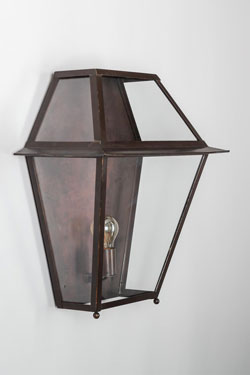 Very large classic outdoor wall light in old brass metal Pont-Neuf - Exterior wall lights by Lum’Art