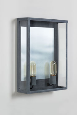 Very large rectangular outdoor wall lamp Antibes - Exterior wall lights by Lum’Art