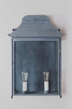 XXL outdoor wall lamp, old zinc, Chantilly - Exterior wall lights by Lum’Art