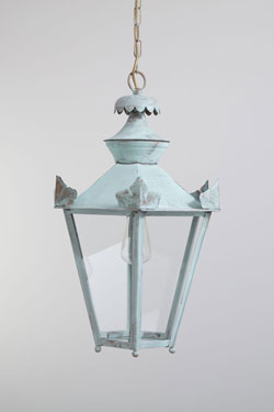 Suspension classique du 18ème lanterne Louis XVI pour l'extérieur