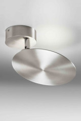 Adjustable aluminium ceiling light Plate - Ceiling lights by Lupia Licht