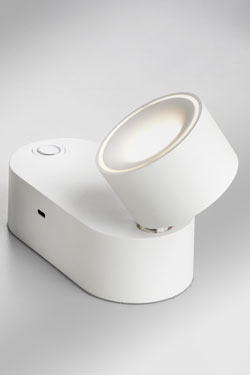 Rechargeable spotlight with integrated LED lighting Akku