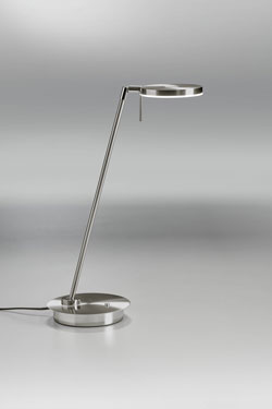 Cycle matt nickel swivel desk lamp - Desk lamps by Lupia Licht