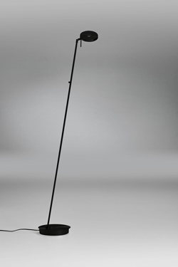 Cycle articulated black metal reading light