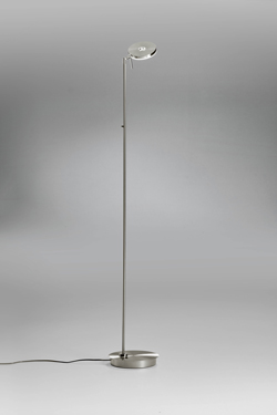 Cycle contemporary reading light in matt nickel