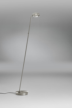 Cycle contemporary reading light in matt nickel - Floor lamps by Lupia Licht
