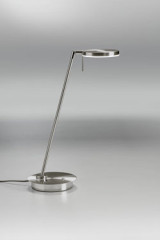 Lampe de bureau articulée orientable nickel mat Cycle - Lampe de bureau by Lupia Licht
