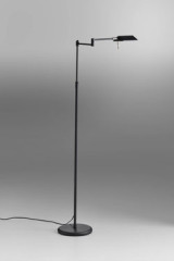 Liseuse classique articulée noire  - Lampadaire by Lupia Licht