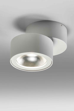 Petit spot blanc orientable 350° Bloc M