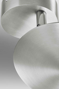 Plafonnier en aluminium orientable Plate
