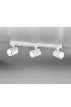 Spot 3 lumières orientables en métal blanc Cup - Spot by Lupia Licht