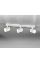 Spot 3 lumières orientables en métal blanc Cup - Spot by Lupia Licht