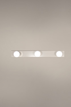 2160's applique 3 lumières en acier laqué blanc - Applique by Luz Difusion