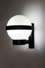 Applique boule de verre blanc Barcino - Applique by Luz Difusion