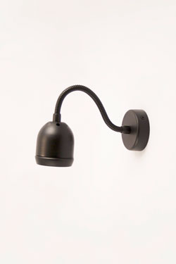 Applique de chevet orientable noire Boogie mini