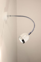 Applique liseuse orientable blanche Boogie mini - Applique by Luz Difusion