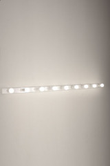 Applique 9 lumières en acier blanc laqué 2160's - Applique by Luz Difusion