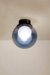 Pop ceiling light in blue glass ball - Ceiling lights by Luz Difusion