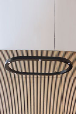 Espace suspension minimaliste ovale 100cm